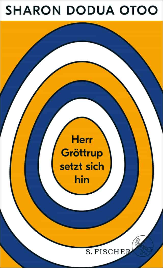 Herr Gröttrup setzt sich hin by Sharon Dodua Otoo